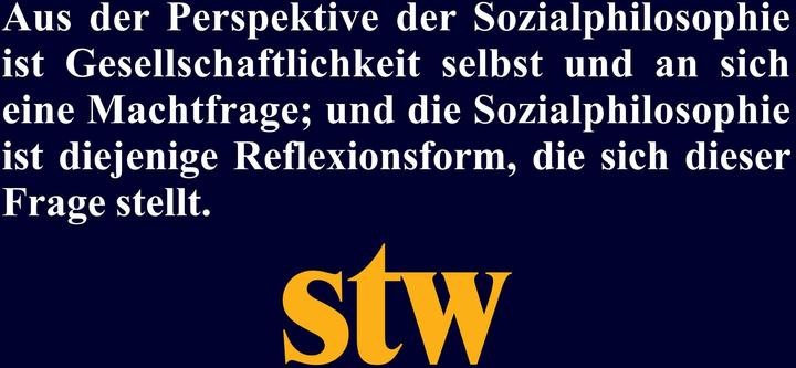 Produktbild Was ist Sozialphilosophie? (Deutsch, Martin Saar, 2025)