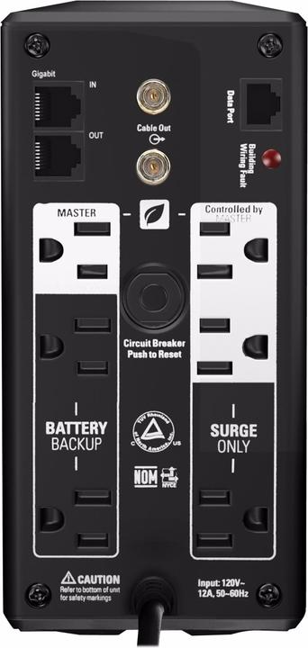 Image du produit APC Back UPS RS LCD 700 Master Control US (700 VA, 420 W, Line-interactive Onduleur)