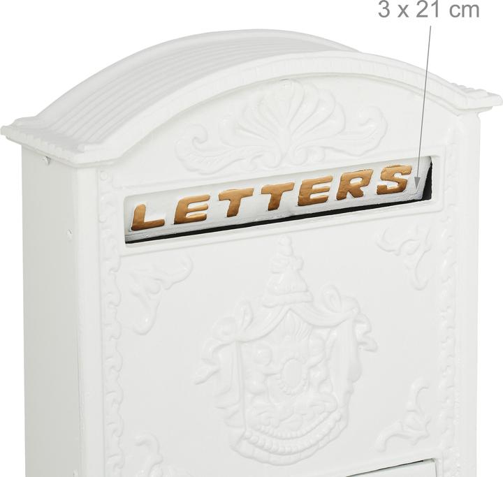 Actual product image Relaxdays Letterbox Vintage