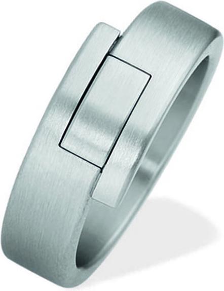 Xen Bandring silber mattiert