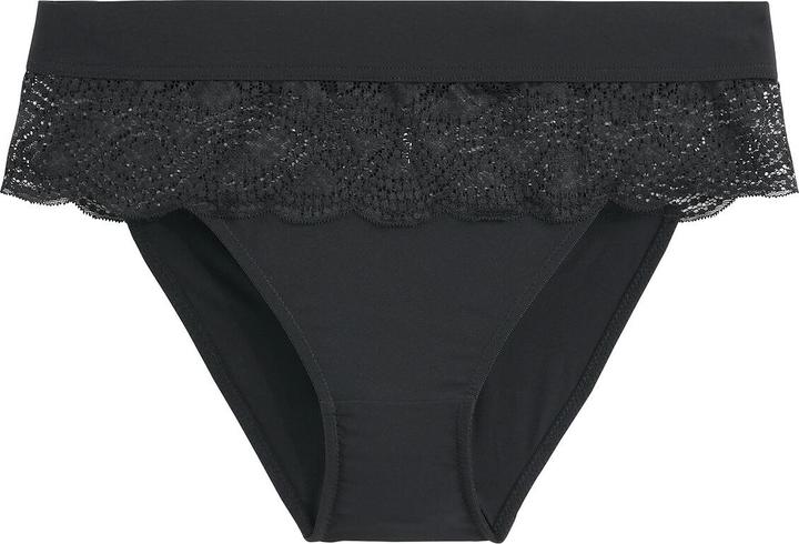 Produktbild La Redoute Collections Slip aus Spitze und Mikrofaser (36, 38, Einzelpack)