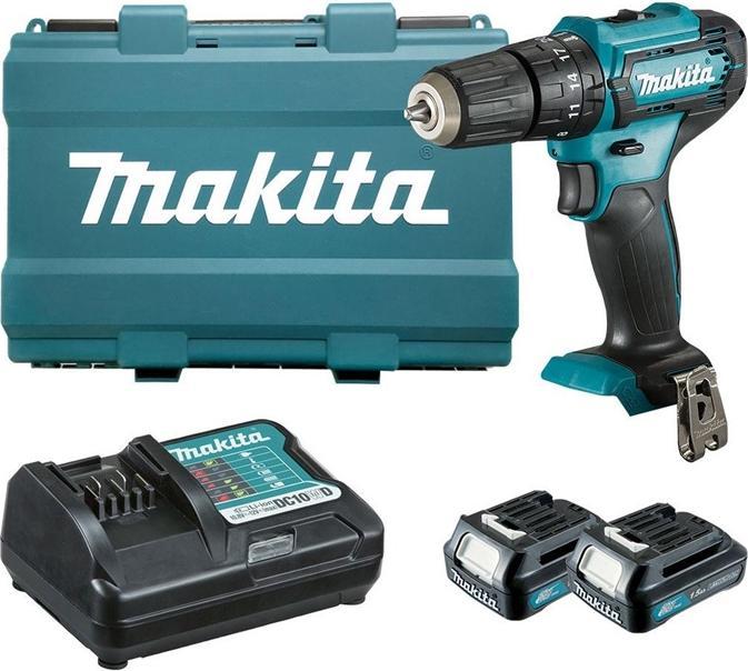 Produktbild Makita HP333DWAE Akku-Schlagbohrschrauber 12V MAX, 2x 2,0 Ah Li-Ion 30 (Akkubetrieb)