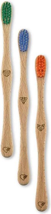 Immagine prodotto Liebwerk Spazzolino da denti in legno di cervo per bambini (Morbido, 1 x)
