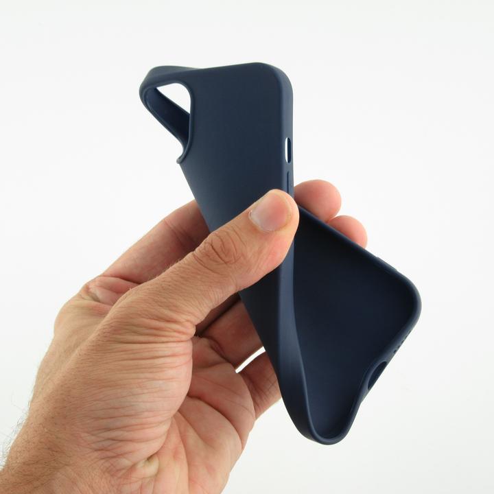 Produktbild PhoneLook Hülle Silikon Mat dunkelblau (Apple iPhone 13 mini)