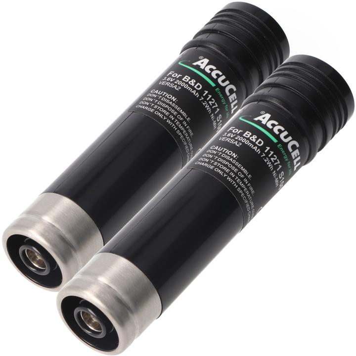 Actual product image AccuCell Akku Black & Decker VersaPak VP100 2er Set (3.6 V)