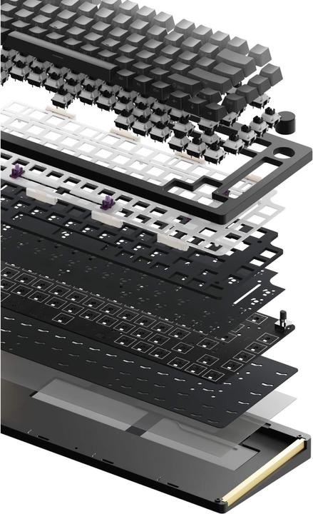 Produktbild Akko MonsGeek M1W (US, Kabellos, Kabelgebunden)