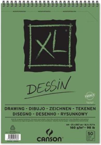 Produktbild Canson Skizzen- und Studienblock XL Zeichnen, DIN A4 (A4)