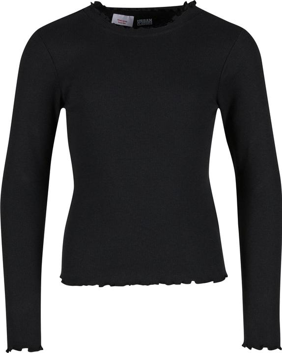 Urban Classics Girls Short Rib Longsleeve - 17204 (110)
