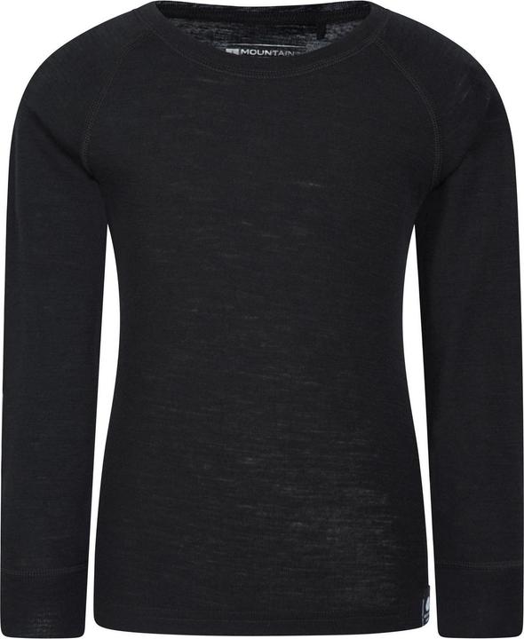Actual product image Mountain Warehouse Childrens/Kids Merino II Round Neck Base Layer Top (98)