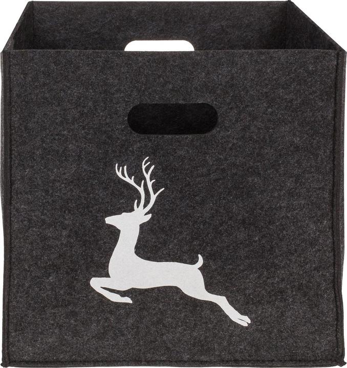 Immagine prodotto Angela Bruderer Aufbewahrungsbox faltbar «Hirsch» (32 x 32 x 32 cm)