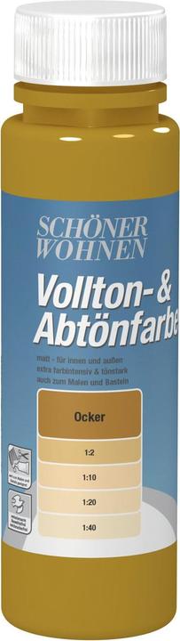 Immagine prodotto Schöner Wohnen Pittura pien e per digradazione Ocra 250 ml (Ocra, 0.25 l)