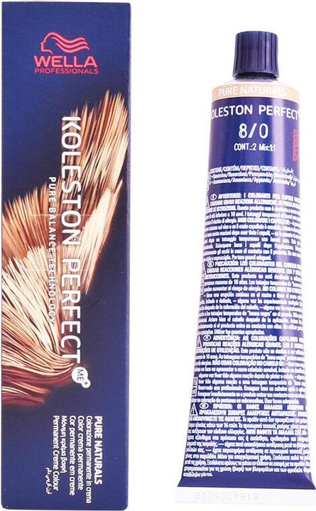 Image du produit Wella KOLESTON PERFECT ME+ PURE NATURALS 8/0 60 ml (8/0 blond clair)