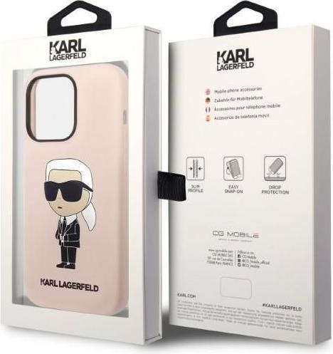 Actual product image Karl Lagerfeld iPhone 14 Pro Max Liquid Silicone Ikonik NFT Case (Apple iPhone 14 Pro Max)