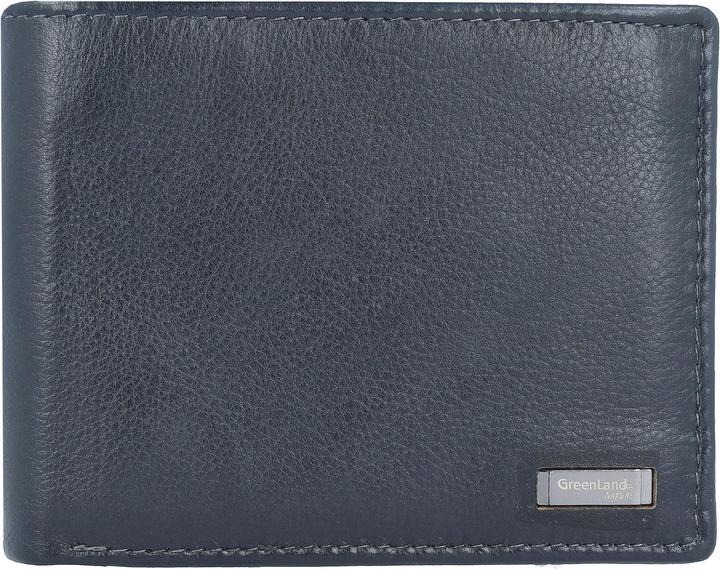 Greenland Nature Black Nappa Geldbörse RFID Leder 12 cm