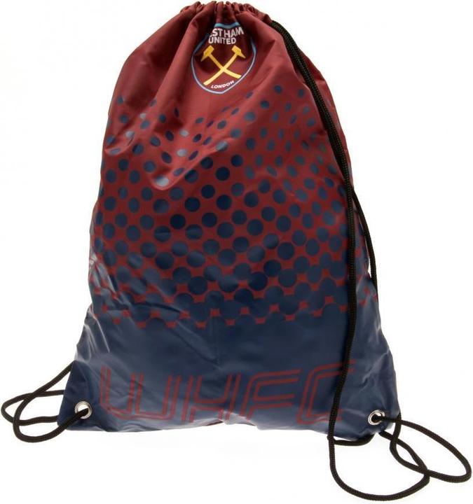 West Ham United FC Fade Design Turnbeutel (7.26 l)