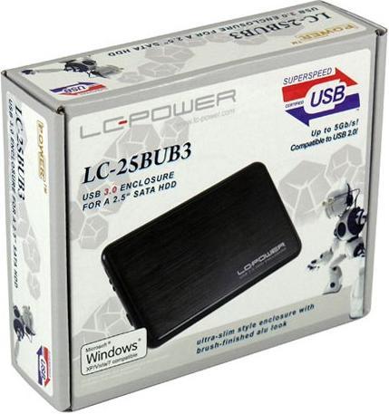 Produktbild LC-Power ext. 2.5" Gehäuse LC-25BUB3 (2.5")