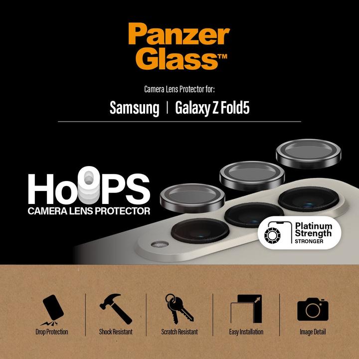 Immagine prodotto PanzerGlass Protezione per la lente della fotocamera di Samsung Galaxy Z Fold 5 (1 Pezzo/i, Samsung Galaxy Z Fold5)