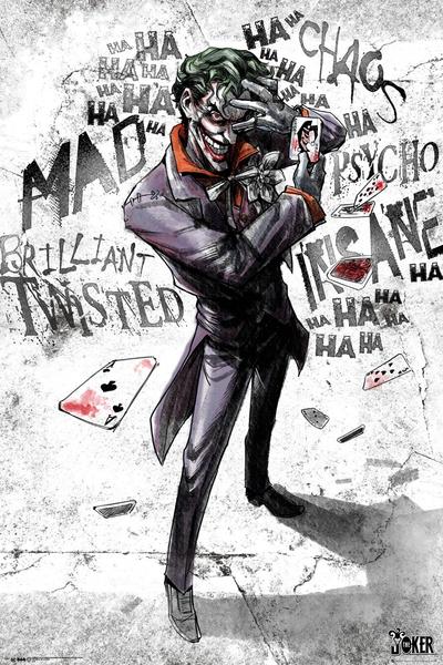 Produktbild GB Eye DC Comics Poster Joker Type (91.5x61) (61 x 91.5 cm)
