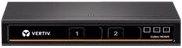 Image du produit Vertiv 2 ports KVM de bureau sécurisés DVI-I dual-link USB 2.0 ports périphériques audio