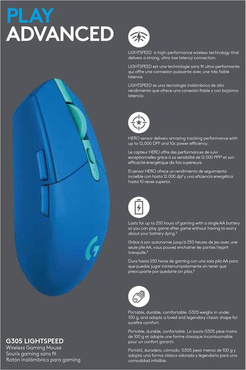 Actual product image Logitech G G305 (Wireless)