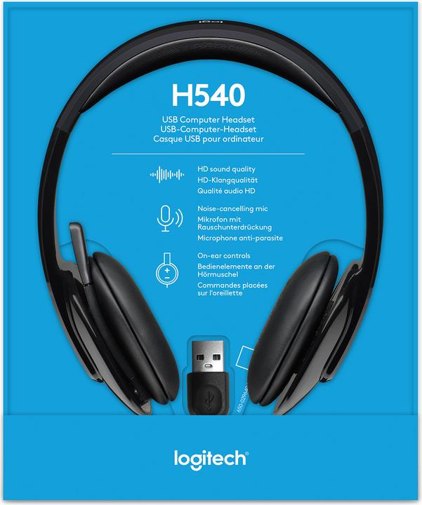 Actual product image Logitech DUPLICATE H540 (Cable, USB-A)