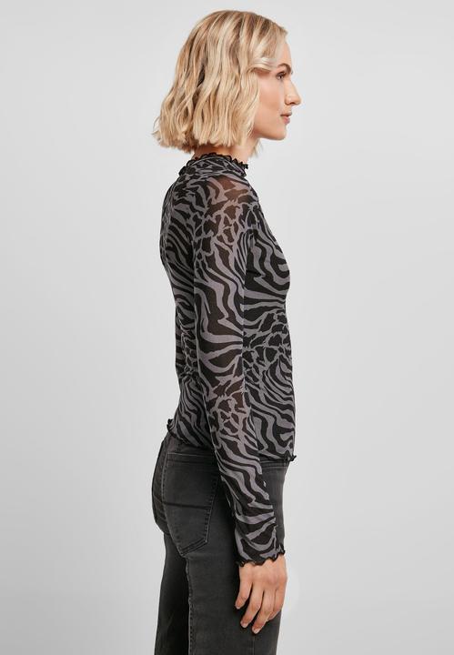 Immagine prodotto Urban Classics Donna AOP Mesh Turtleneck Longsleeve (4XL)