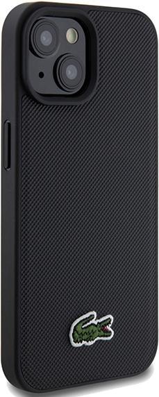 Produktbild Lacoste LCHMP15SPVCK iPhone 15 / 14 / 13 6.1" czarny/black hardcase Iconic Petit Pique MagSafe (Apple iPhone 14, Apple iPhone 15, Apple iPhone 13)