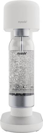 Produktbild Mysoda Inkl. 1 quick-lock premium flaske - Aluminium - Hvid/sølvfarvet
