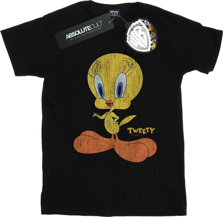 Looney Tunes Tweety Pie Distressed TShirt (L)