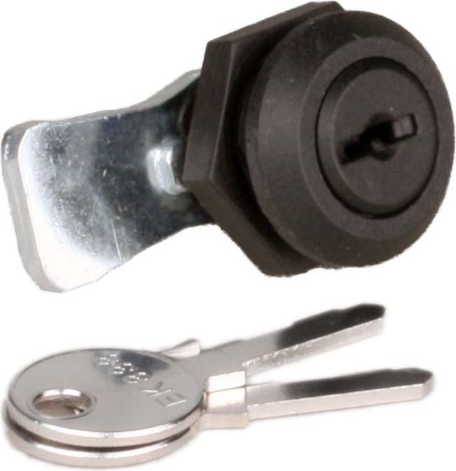 Actual product image Cobinet 118364 Locking system EK333 f.VKA w.2keys Cam lock with round cyl. (3 cm, 15 cm)