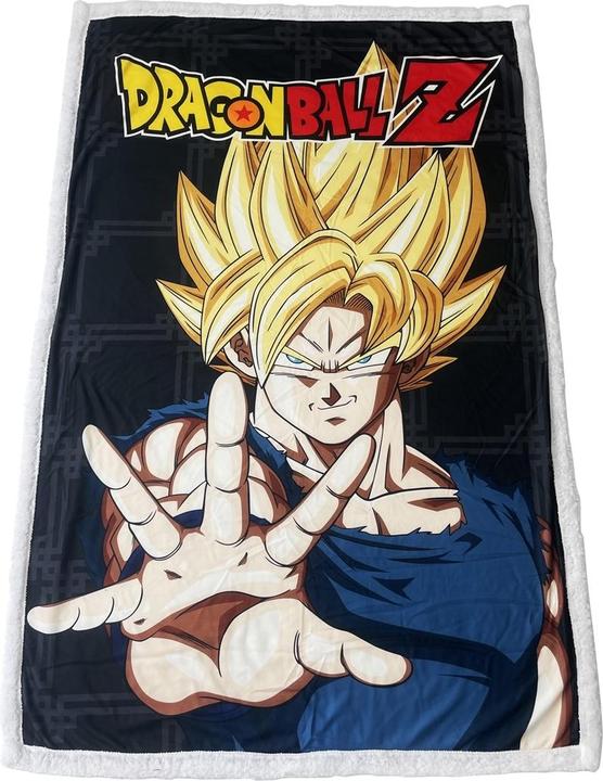 Produktbild Homadict Plaid Sherpa 100x150 cm Dragon Ball Sangoku Transformation (100 x 150 cm)