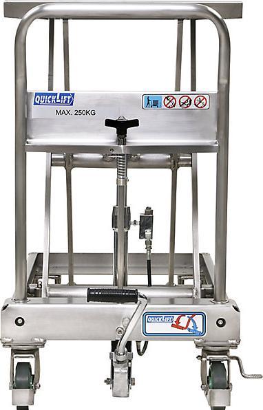 Produktbild kaiserkraft Scheren-Hubwagen Edelstahl (250 kg)