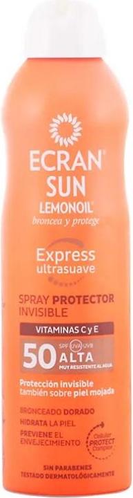 Immagine prodotto Ecran SUN LEMONOIL spray protettivo invisibile SPF50 250 ml (Spray solare, SPF 50, 250 ml)