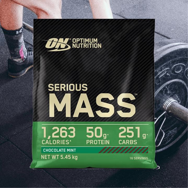 Actual product image Optimum Nutrition Serious Mass (Mint, 1 pcs., 5450 g)