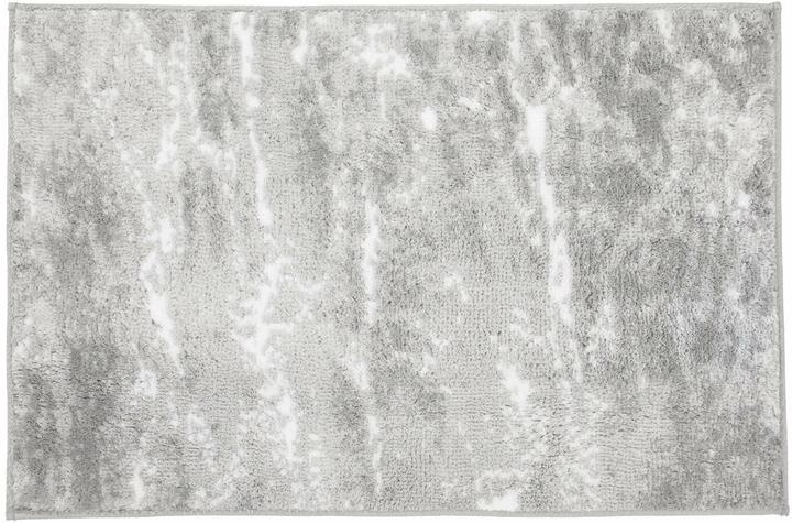 Produktbild Kleine Wolke Badteppich Nevoa 60 x 90 cm, Grau/Weiss (60 x 90 cm)