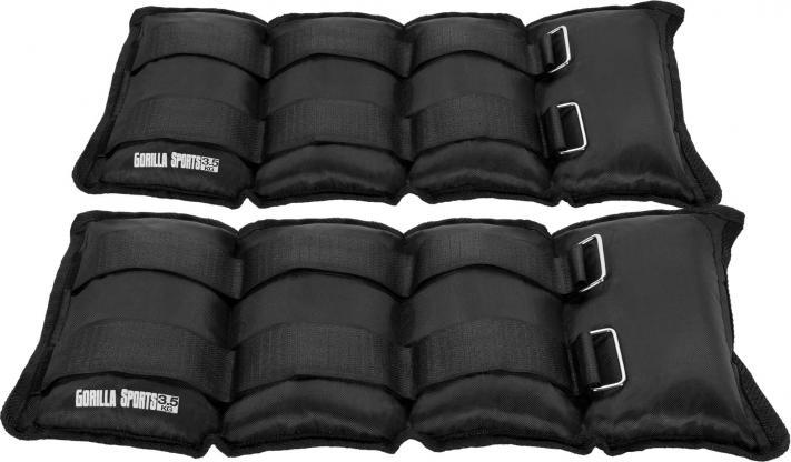 Produktbild Gorilla Sports Gewichtsmanschetten (2 x 3.5 kg)