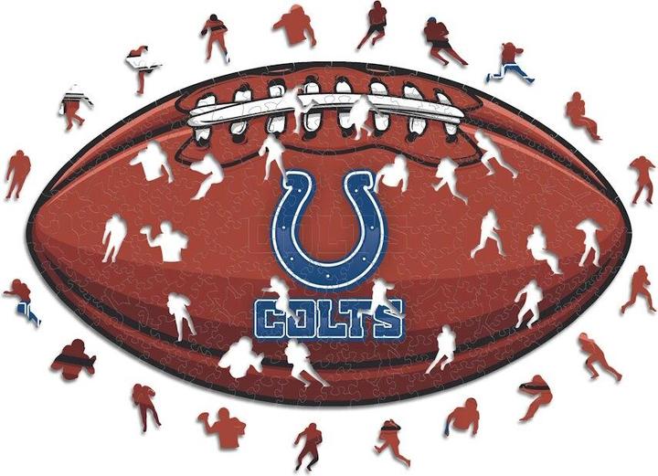 Produktbild Iconic NFL - Indianapolis Colts – Football mit Logo - Holz Puzzle Grösse M (270 Teile) (270 Teile)