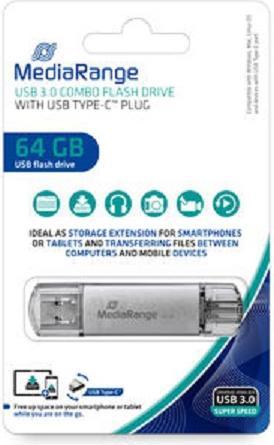 Immagine prodotto MediaRange MR936 (64 GB, USB-A, USB-C)