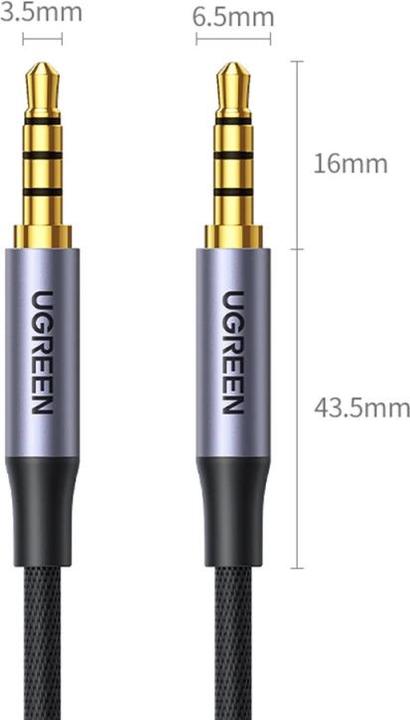 Immagine prodotto Ugreen AV183 Mini jack cable 3.5mm (2 m, Connettore da 3,5 mm (AUX))