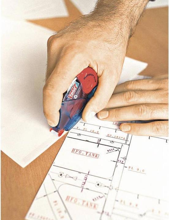 Actual product image tesa Adhesive roller permanent, refillable