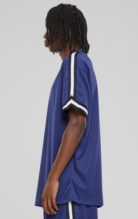 Actual product image Urban Classics Oversized Stripes Mesh Tee - 5280 (M)