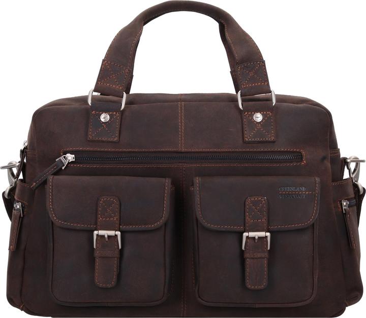 Actual product image Greenland Nature Westcoast briefcase leather 43 cm