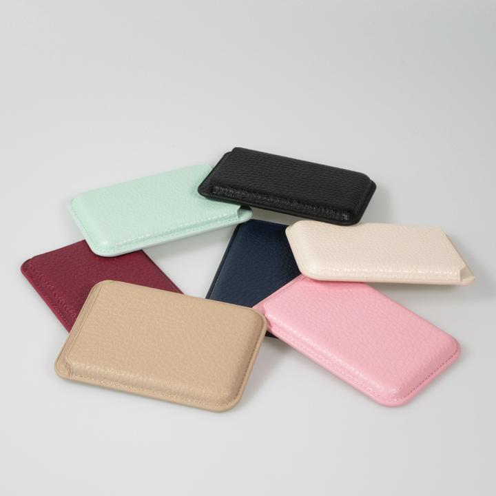 Produktbild PhoneLook MagSafe Magnetkartenhalter aus veganem Leder mit starken Magneten (Apple iPhone 12)