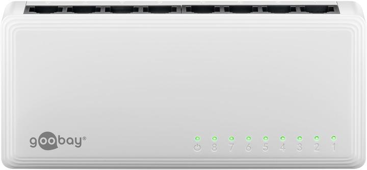 Goobay Switch di rete Gigabit Ethernet a 8 porte (8 Porti)
