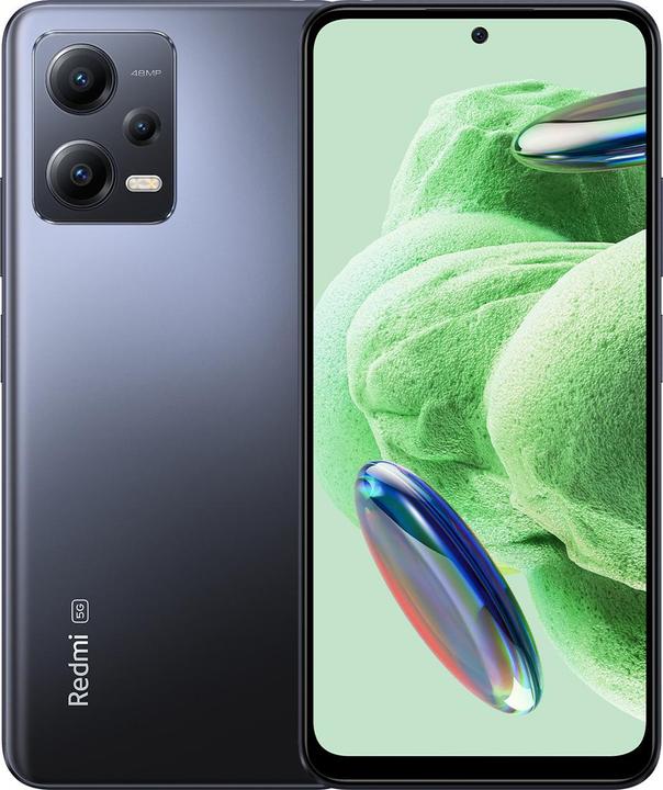 Produktbild Xiaomi Redmi Note 12 5G (128 GB, Onyx Gray, 6.67", Hybrid Dual SIM, 48 Mpx, 5G)
