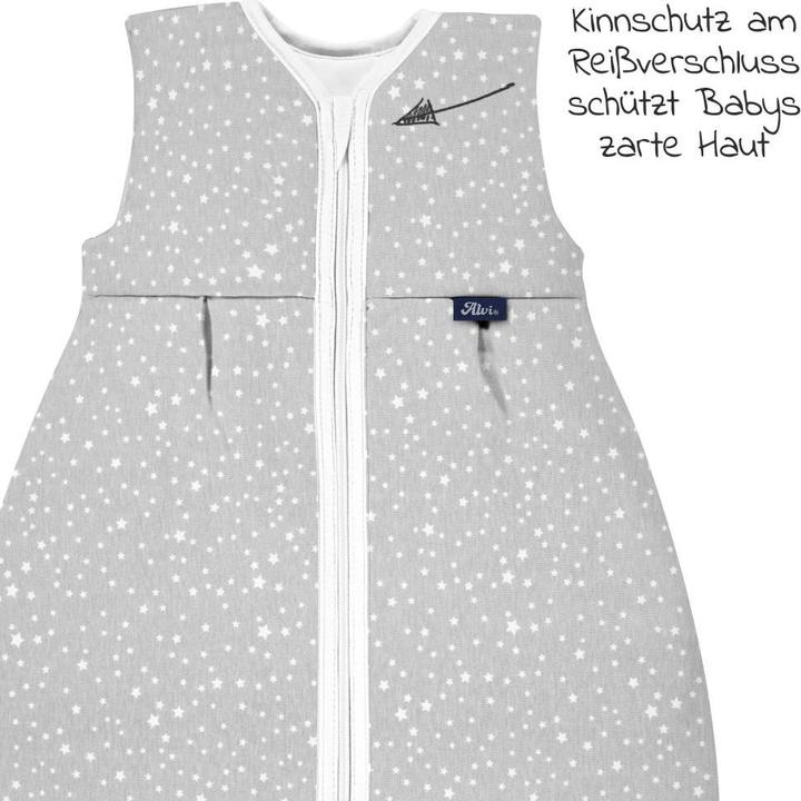 Actual product image Alvi Sleeping bags Ball sleeping bag Mäxchen Thermo - Jersey - Starry sky (Winter)