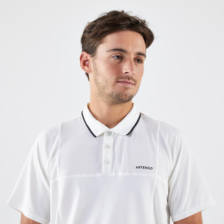 Produktbild Artengo Herren Tennis Poloshirt - DRY weiss