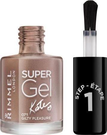 Immagine prodotto Rimmel London Super Gel di Kate STEP1 (044 Piacere colpevole, Smalto per unghie effetto gel)
