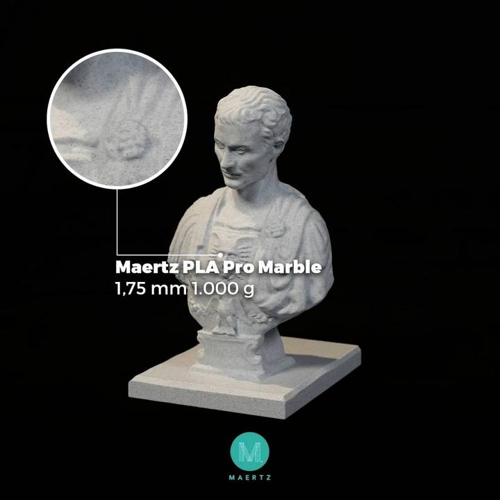 Actual product image Maertz PLA Pro Marble 1,75 mm 1.000 g (PLA-R, 1.75 mm, 1000 g)
