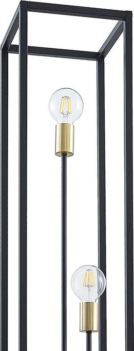 Image du produit Lindby Tiliane Lampadaire cage, noir, 3 flammes (E27)